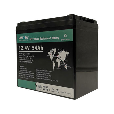 Cylindrical Cell Sodium Ion Battery Pack 12.4V 54Ah Lead Acid Replacement