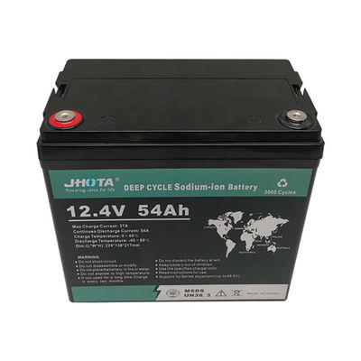 Cylindrical Cell Sodium Ion Battery Pack 12.4V 54Ah Lead Acid Replacement