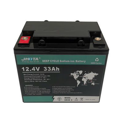 IP55 12.4V 33Ah Sodium Ion Battery Pack Plastic Casing Lead Acid Replacement