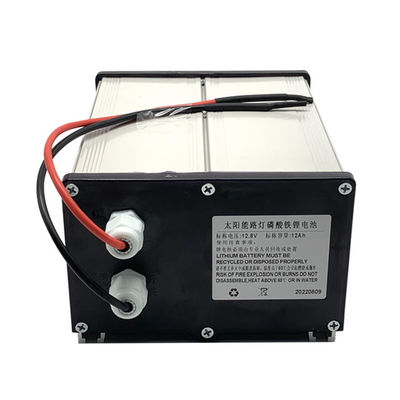 Customized Solar Street Light Lithium Battery 12.8V 12Ah IP67 High Temperature Resistant