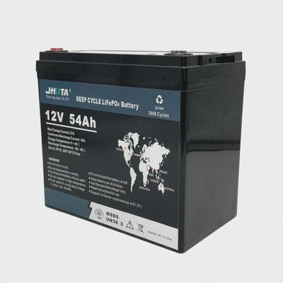 IP55 Lithium Battery Lead Acid Replacement 54Ah 12.8V Deep Cycle Battery