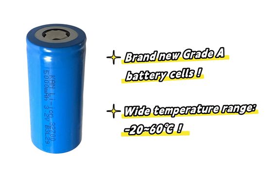 High-performance 32700-3.2V-5000MAh LiFePO4 Battery Cell For Electric Vehicle