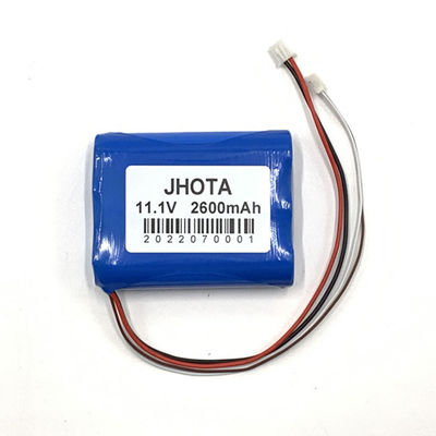 3S1P Medical Equipment Battery 10.8V 11.1V 2600mAH Lithium Ion Infusion Pump Battery