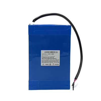 36AH LifePo4 Solar Street Light Battery Replacement 3.6Ah 26650 Battery Pack