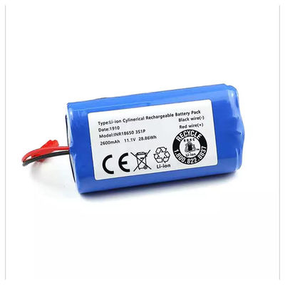 OEM ODM Vacuum Cleaner Battery Low Power Consumption 11.1V 2600mAH