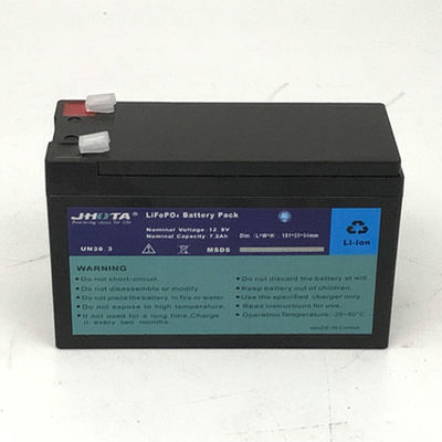 IP55 Lead Acid Battery Replacement , 12.8V 7.2Ah Lithium Battery Packs