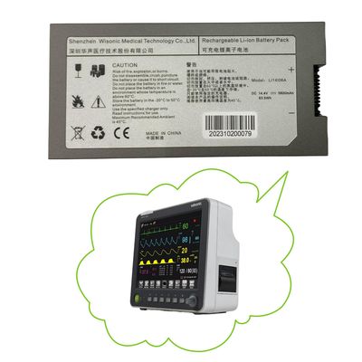 JHOTA Medical Equipment Battery 14.8V 6.2Ah Stable Performance for Storage Type -20-60C