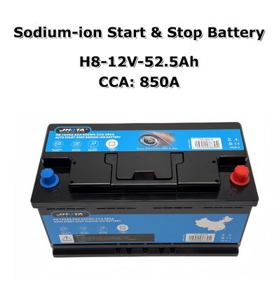 Eco-Friendly Driving H8 12V 52.5Ah CCA 850A Start-Stop Battery BMS Protection Sodium-ion Battery Pack