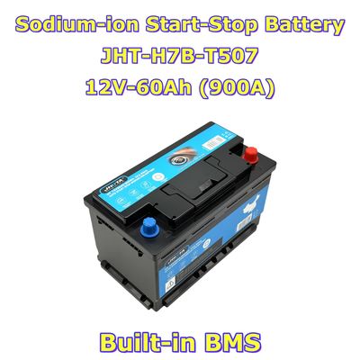 NA 12V 60Ah Low Self Discharge Rate H7 High CCA 900A Sodium Ion Battery Replace Lead Acid AGM All Support