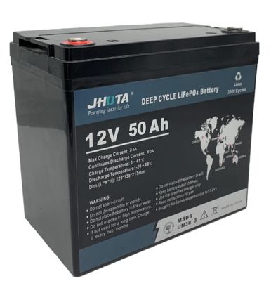 12.8V 50ah LiFePO4 Battery Built With Large 40160 25Ah Cells For Enhanced Performance